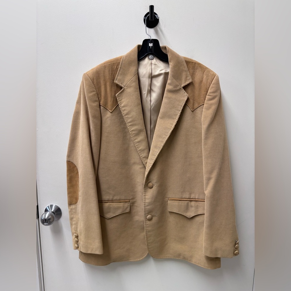 Vintage Men’s PIONEER Wear Corduroy Cowboy Coat with Black Label